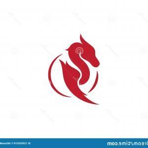 Cute Dragon Logo - Hand Drawn Vector Illustration Cute Funny Cartoon Unicorns Book Lab