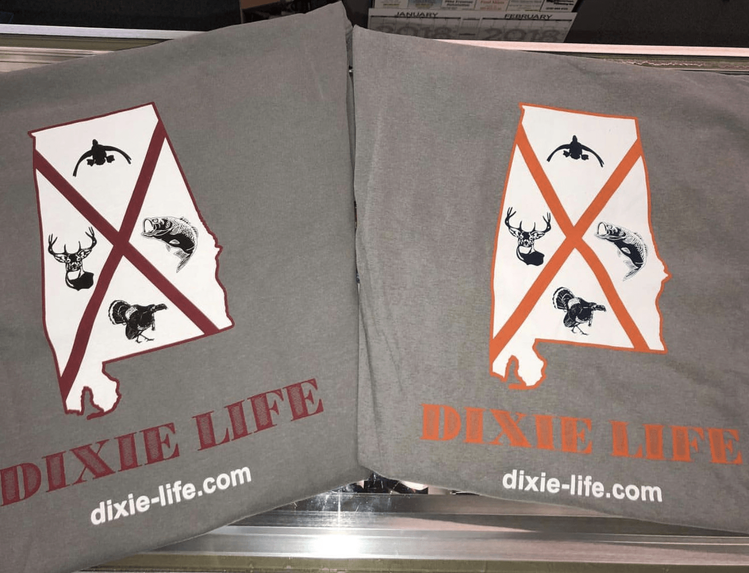 Orange and Navy Logo - Dixie Life - Alabama SS T-Shirt (Orange, White & Navy logo) – Dixie ...