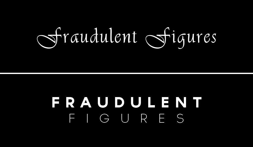 Black Aidan Logo - Aidan Callaghan - Fraudulent Figures