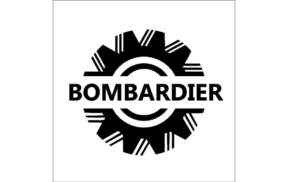 Bombardier Logo - Bombardier Logo dxf File Free Download