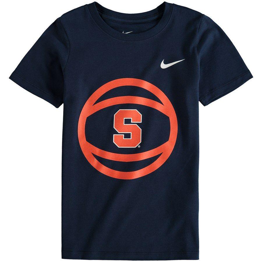 Orange and Navy Logo - Nike Syracuse Orange Preschool Navy Basketball And Logo T Shirt