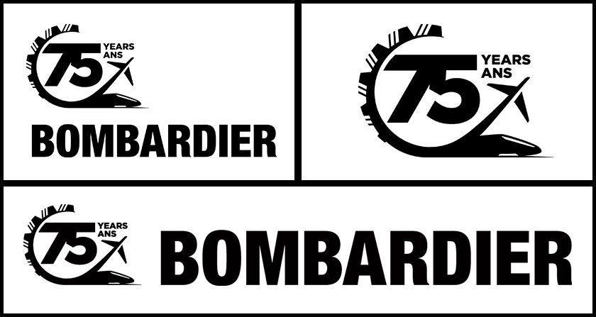 Bombardier Logo - Bombardier Inc. are celebrating our 75th anniversary