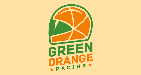 Orange and Green Logo - Green Orange Racing. Logo Design. The Design Inspiration