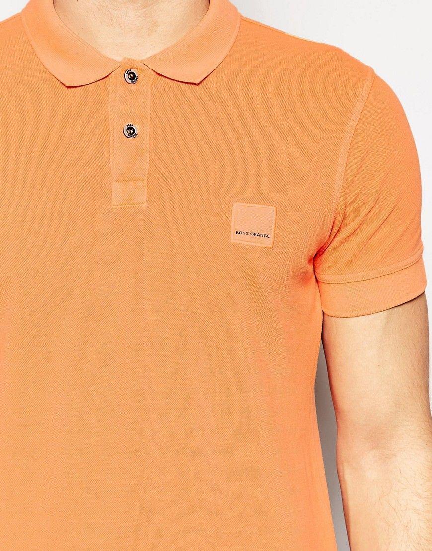 Orange Polo Logo - Promotions Boss Orange Polo Shirt With Logo In Slim Fit (Orange ...