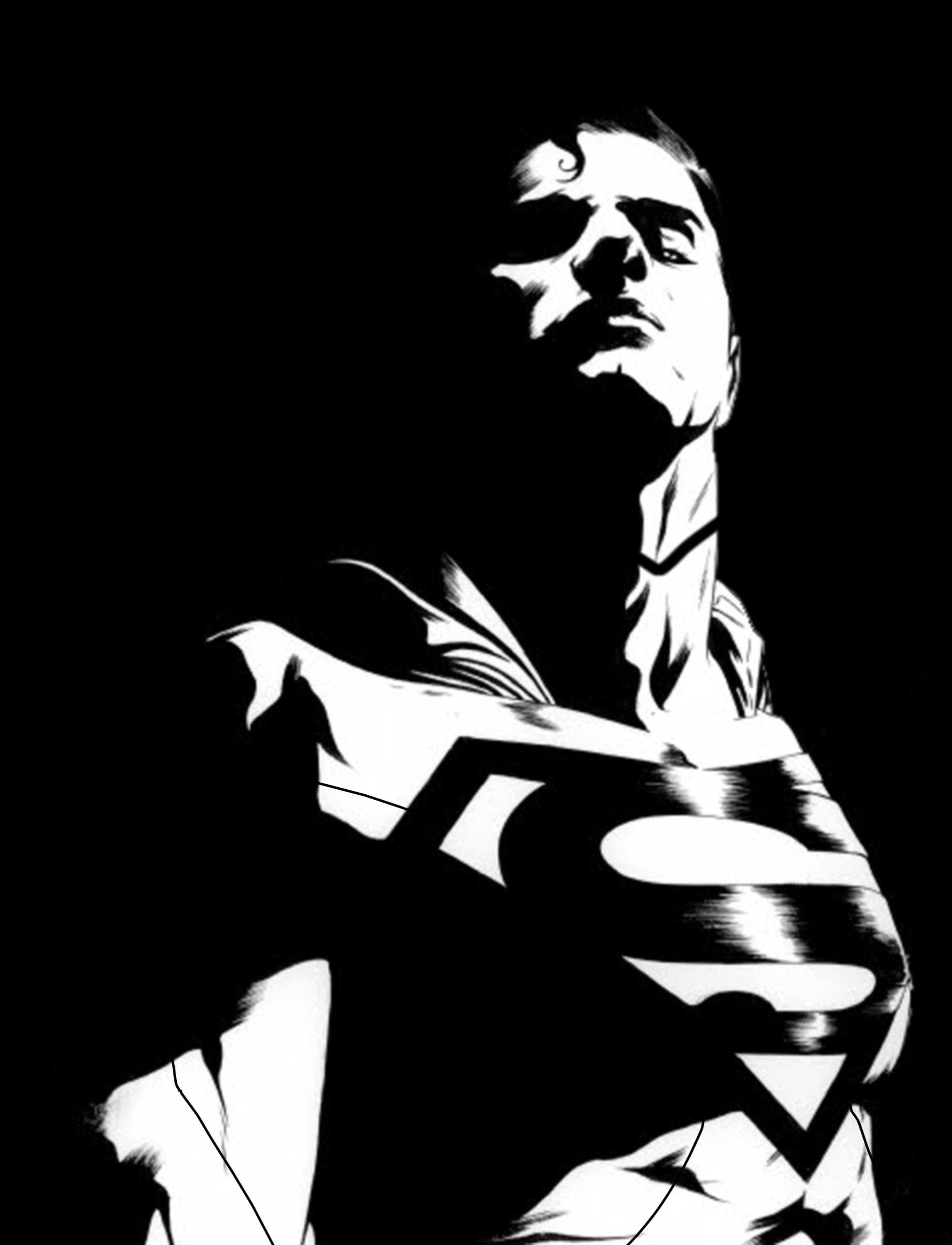 Black and White Superman Logo - Black and White Superman | Jackson's | Superman, Comics, Superman art
