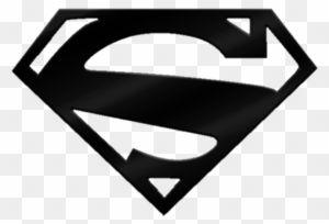 Black and White Superman Logo - Superman Superwoman Logo Clip Art - Super Mom Transparent - Free ...