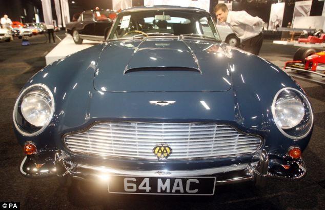 Vintage Aston Martin Logo - Vintage Aston Martin DB5 driven by Sir Paul McCartney set to fetch ...