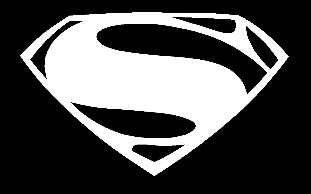 Black and White Superman Logo - 500+ Superman Logo, Wallpapers, HD Images, Vectors Free Download