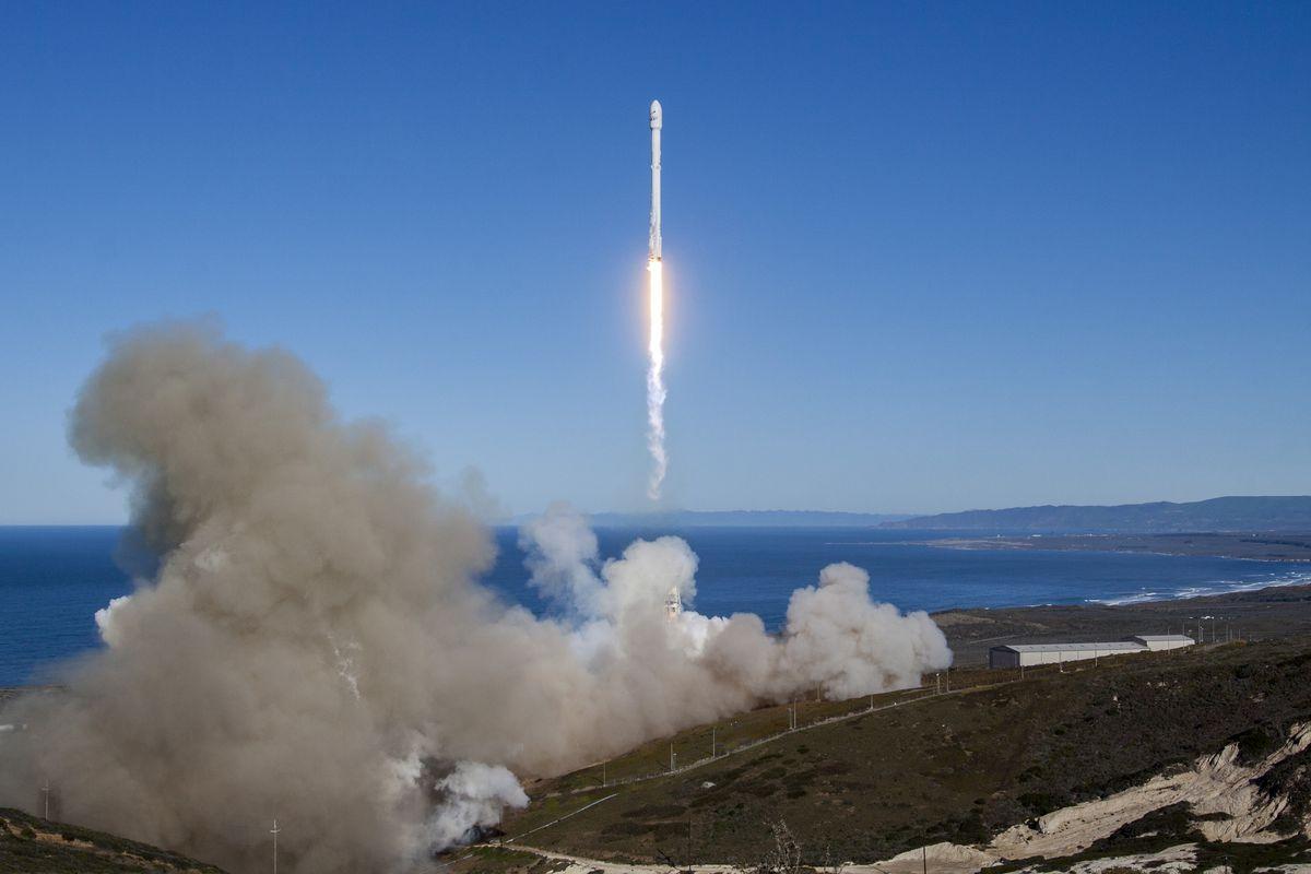 Iridium-1 Mission SpaceX Logo - NASA and Iridium will share a SpaceX rocket to get their satellites ...