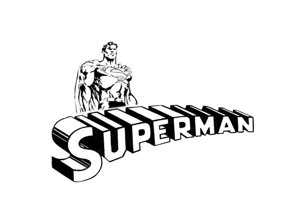 Black and White Superman Logo - wallpaper: Superman Black And White