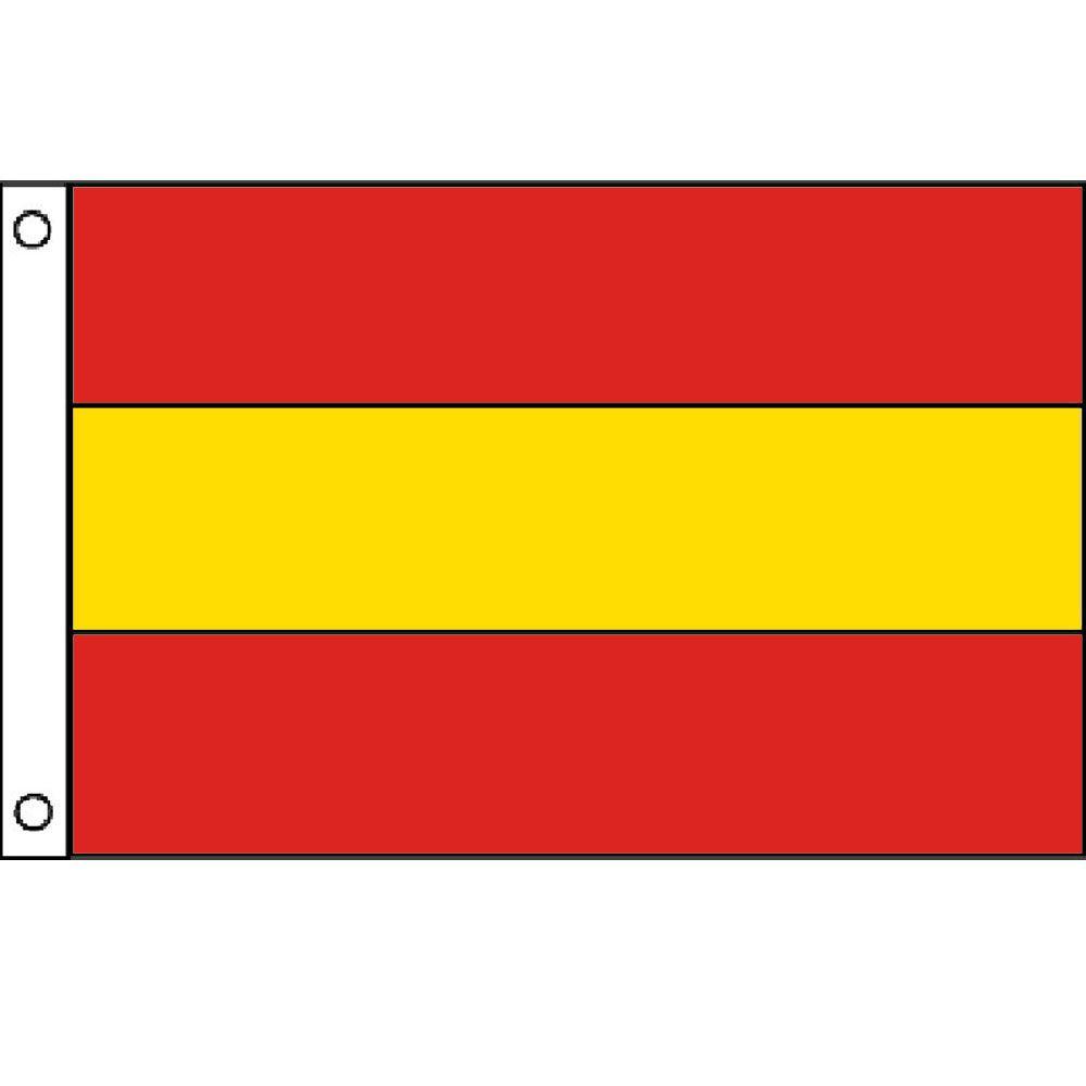 Red and Yellow Stripe Logo - Triple Stripe Flag: Red/ Yellow/ Red