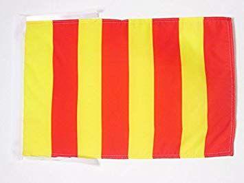Red and Yellow Stripe Logo - AZ FLAG RED AND YELLOW STRIPED FLAG 18'' x 12'' cords - RACE OFFICER ...