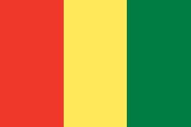 Red and Yellow Stripe Logo - Flag of Guinea