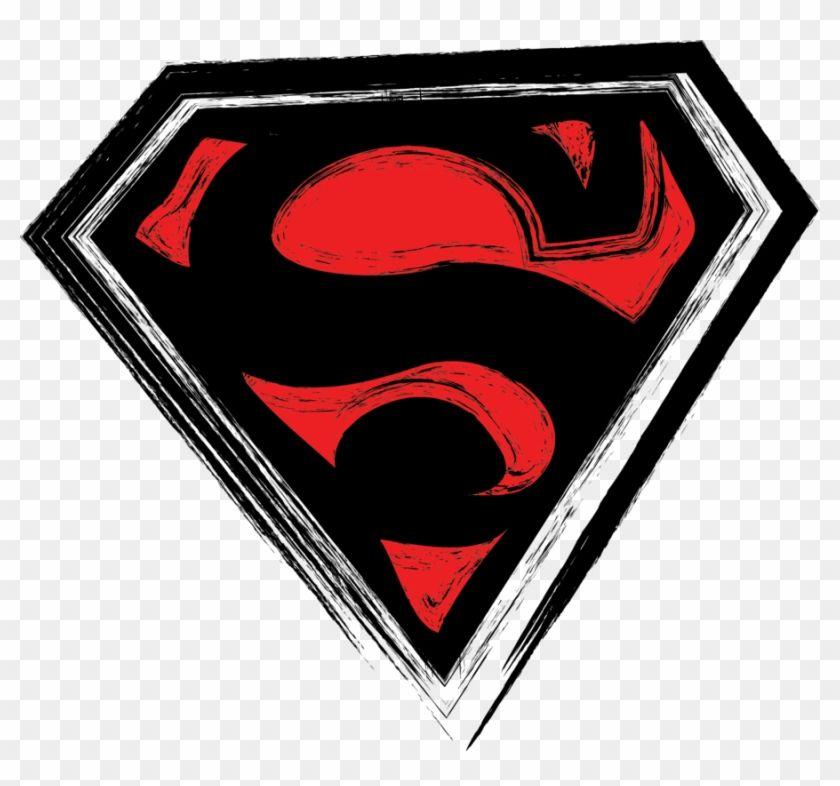 Superman Grunge Logo - Grunge Superman Symbol By Redsummer2113 On Clipart - Grunge Superman ...