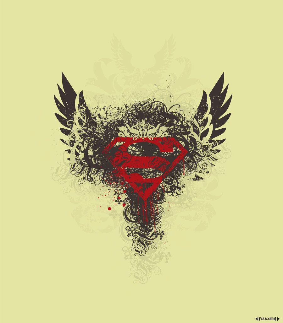 Superman Grunge Logo - Superman Art - ID: 85817 - Art Abyss