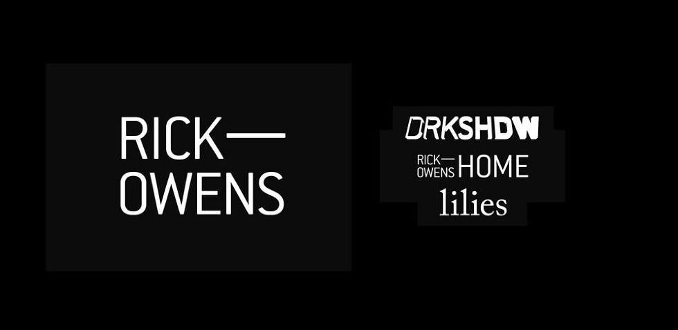 Rick Owens Logo - Rick Owens marketing strategies