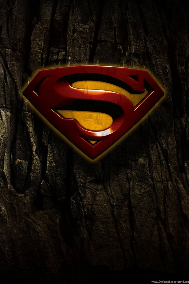 Superman Grunge Logo - Grunge Superman Logo iPhone 4s Wallpapers Download Desktop Background