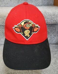 Red Wings Baseball Logo - Rochester Red Wings Baseball Cap Old Logo Red Hat Autographed by ...