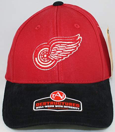 Red Wings Baseball Logo - American Needle NHL Detroit Red Wings Twill and Corduroy Retro Logo ...