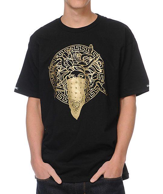 Crooks and Castles Pharaoh Logo - Men Clothing black - Crooks and Castles Pharaoh 2.0 Black T-Shirt ...