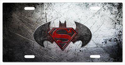 Superman Grunge Logo - Amazon.com: Batman Vs Superman Grunge Custom Personalized Car Metal ...