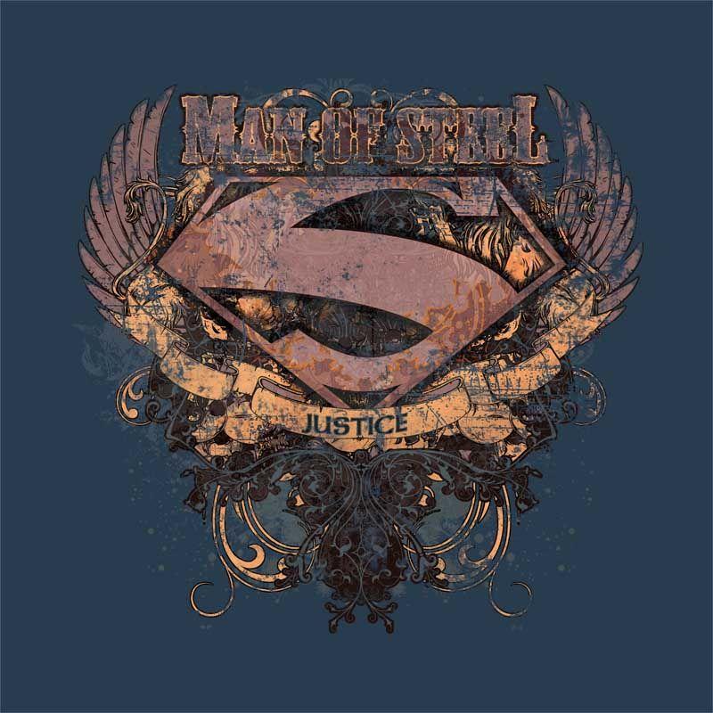 Superman Grunge Logo - Superman grunge logo Póló - Superman