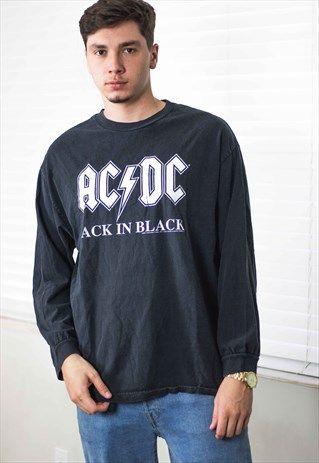 Vintage AC Logo - Vintage AC/DC T-Shirt Logo Concert Band Xl 11.3 | TAGVIN | ASOS ...