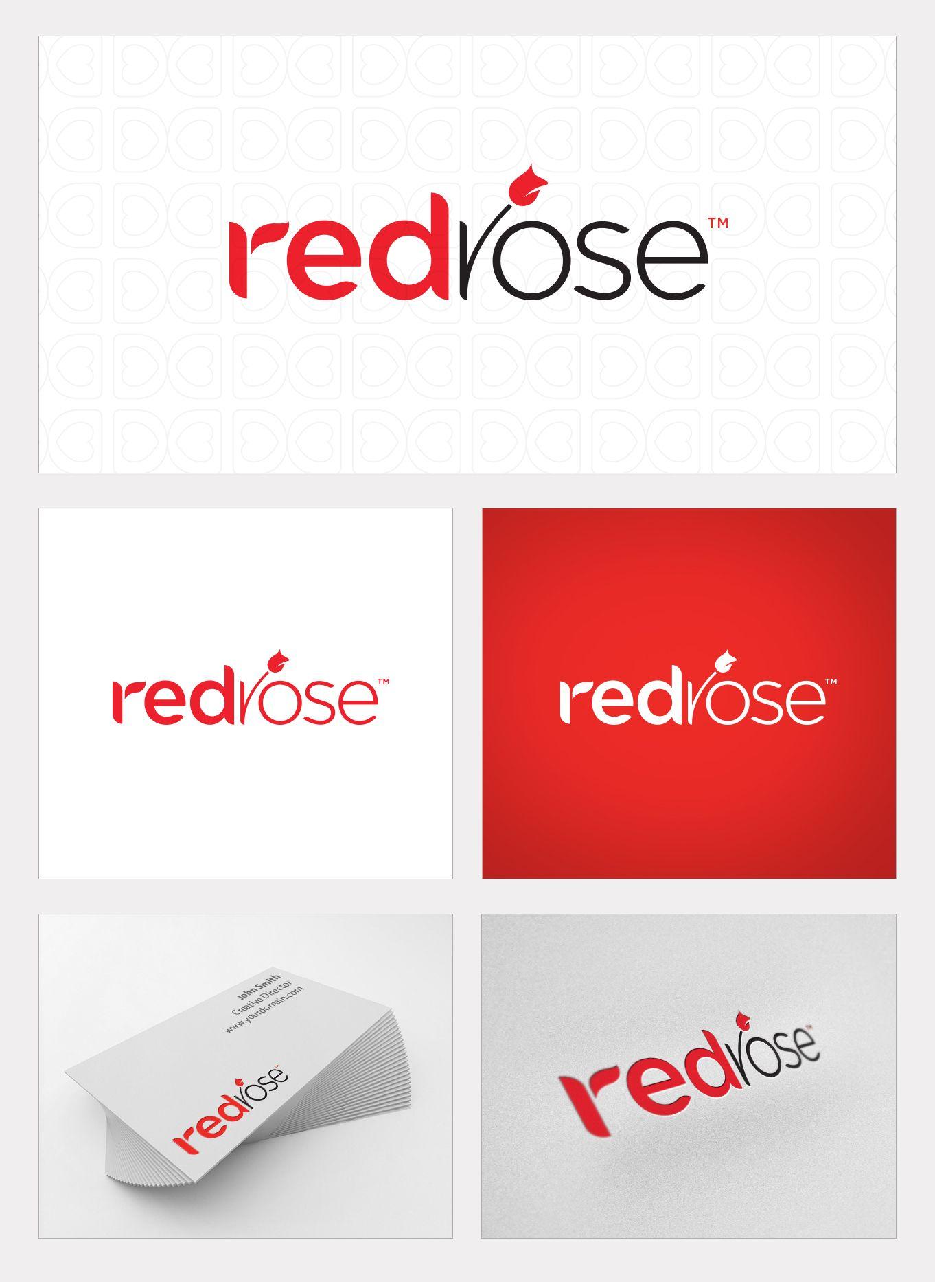 Red Rose Logo - Premium Red Rose Logo