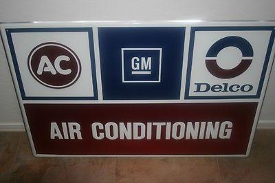 Vintage AC Logo - Vintage AC Delco GM Tri Logo (Air Conditioning)Metal sign | #471584973