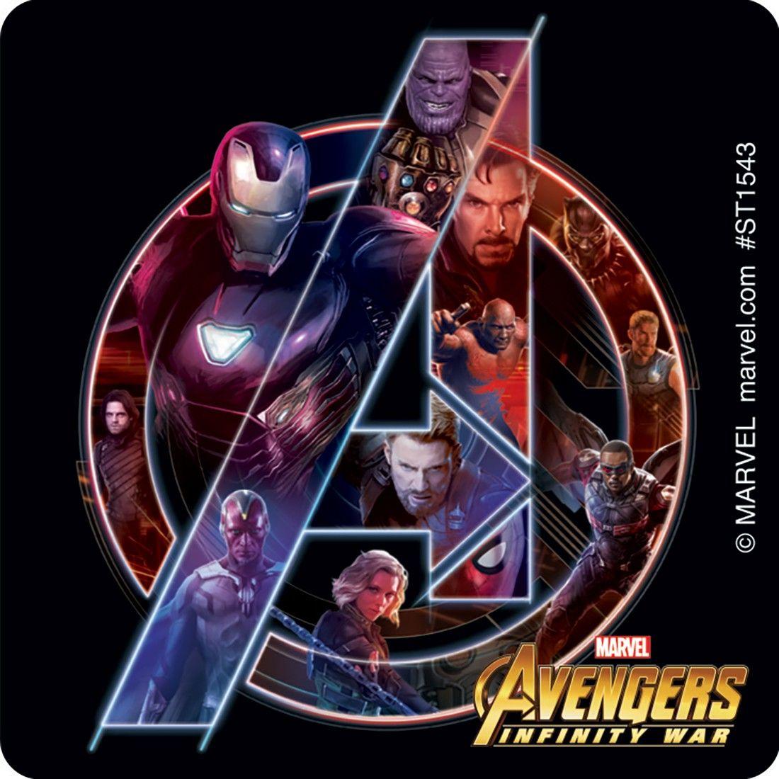 Avengers Infinity War Logo - Avengers: Infinity Wars Logo Stickers -Stickers from SmileMakers