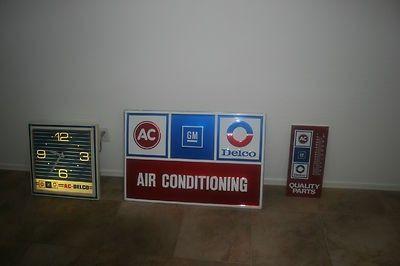 Vintage AC Logo - Vintage AC Delco GM Tri Logo (Air Conditioning)Metal sign | #471584973