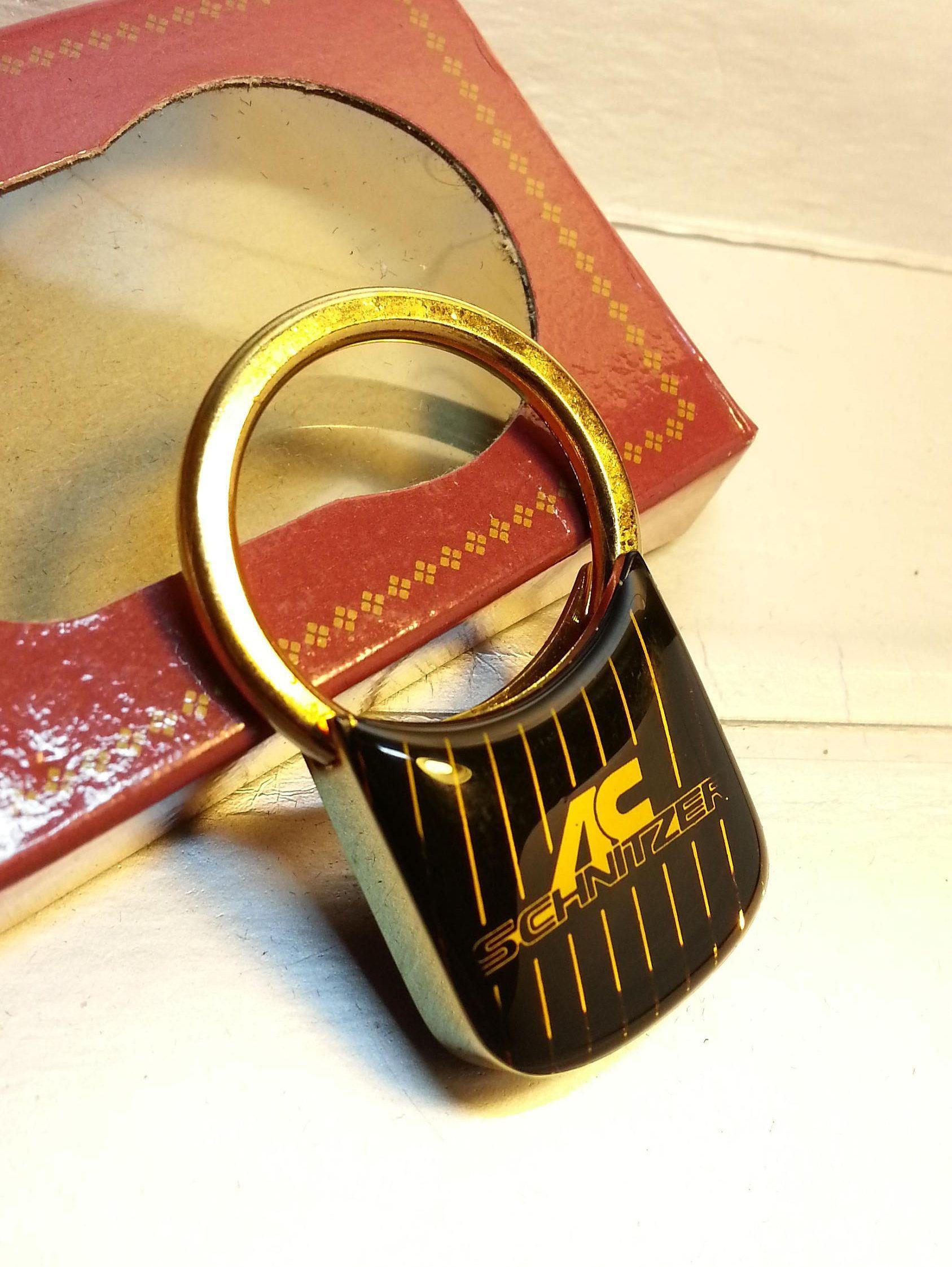 Vintage AC Logo - Vintage AC Schnitzer Car Logo Metal Twist-Lock Keychain Keyring ...