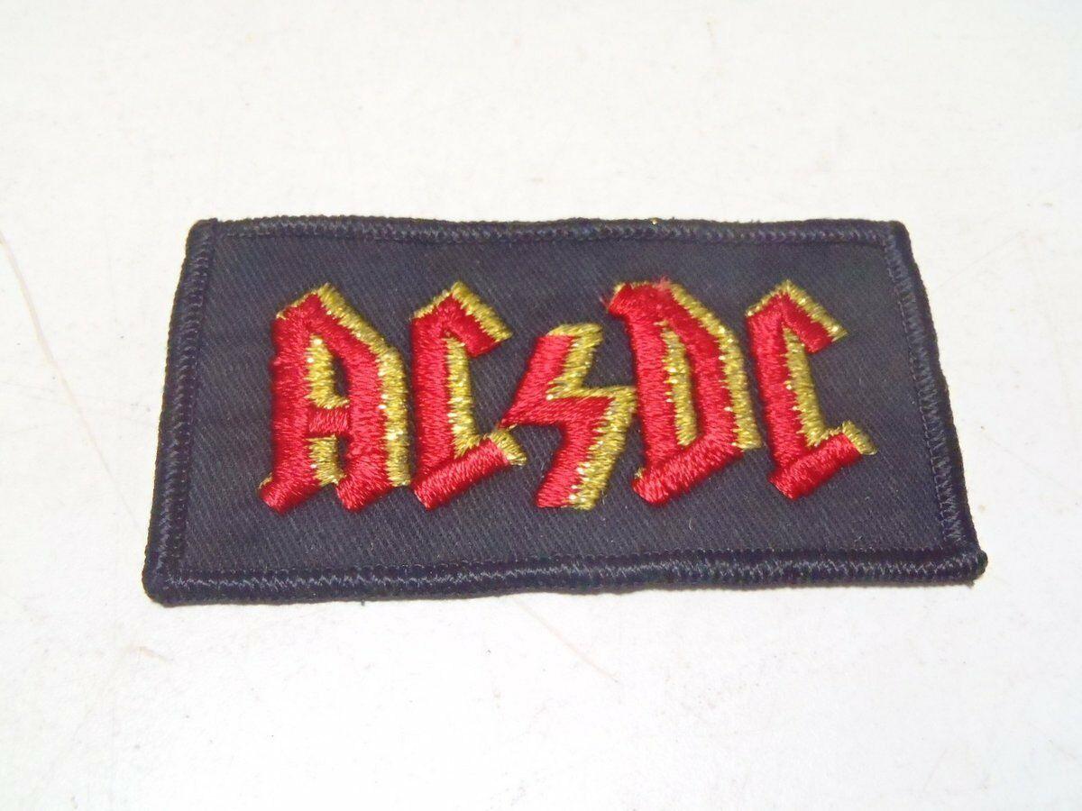 Vintage AC Logo - VINTAGE NEW AC/DC Band Patch 3.5