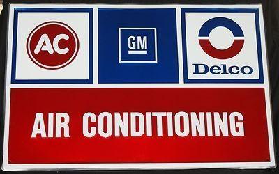 Vintage AC Logo - Vintage AC Delco GM Tri-Logo 