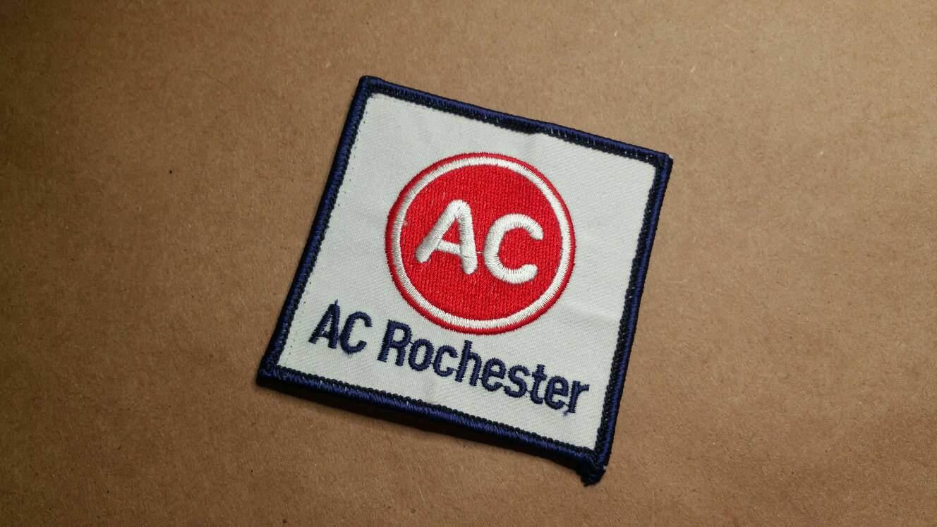 Vintage AC Logo - Free US Shipping / 1970s Vintage AC Rochester Patch New York GM ...