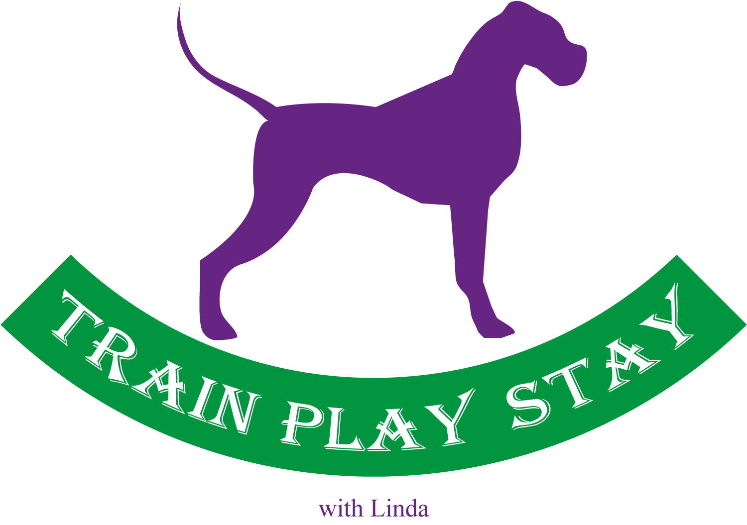 Colorful Dog Logo - Playful, Colorful, Dog Training Logo Design for Train Play Stay OR