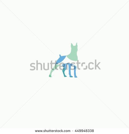 Colorful Dog Logo - Dog logo, colorful animal vector | Shutterstock | Pinterest ...