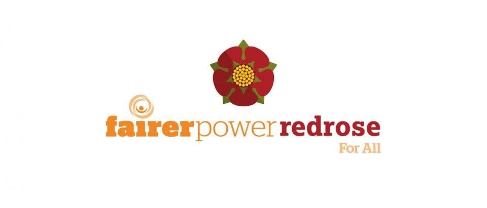 Red Rose Logo - FairerPower Red Rose Logo V7 01. The Shuttle: Blackburn With Darwen