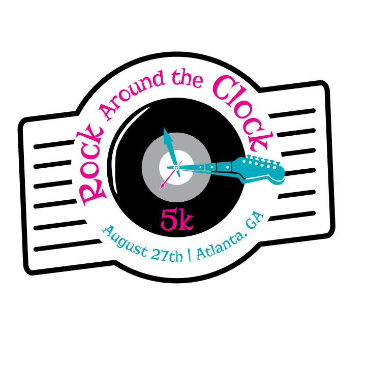 Rock around the Clock Logo - The Rock Around the Clock 5K and the Achy Breaky 5K!, GA