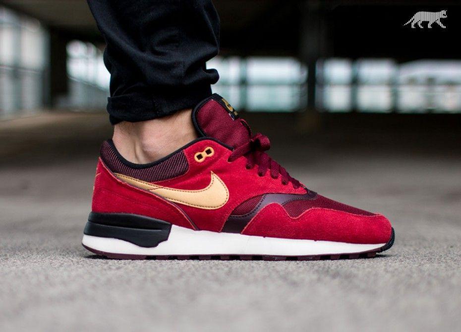 Red and Gold Nike Logo - Nike Air Odyssey (Gym Red / Metallic Gold - Team Red) | asphaltgold