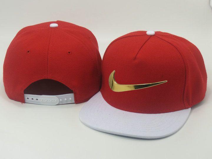 Red and Gold Nike Logo - Men's Nike Heritage Dri FIT Jumbo Nike Gold Metal Logo Front A Frame