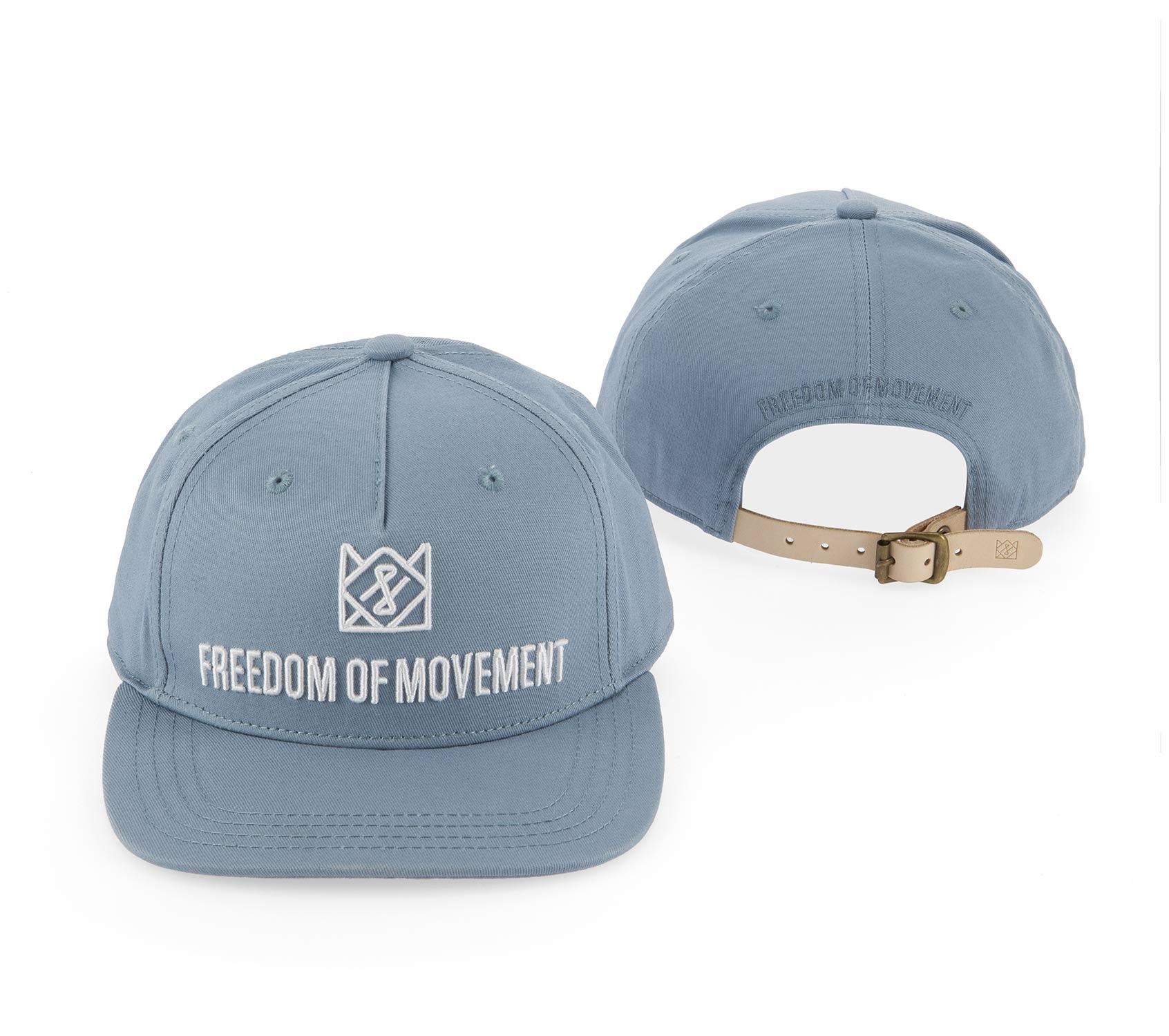 Freedom Blue Logo - Classic Snapback Sky Blue/ Crown Logo of Movement
