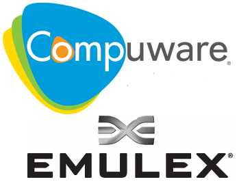 Emulex Logo - Emulex and Compuware Team Up to Improve Data Center Problem