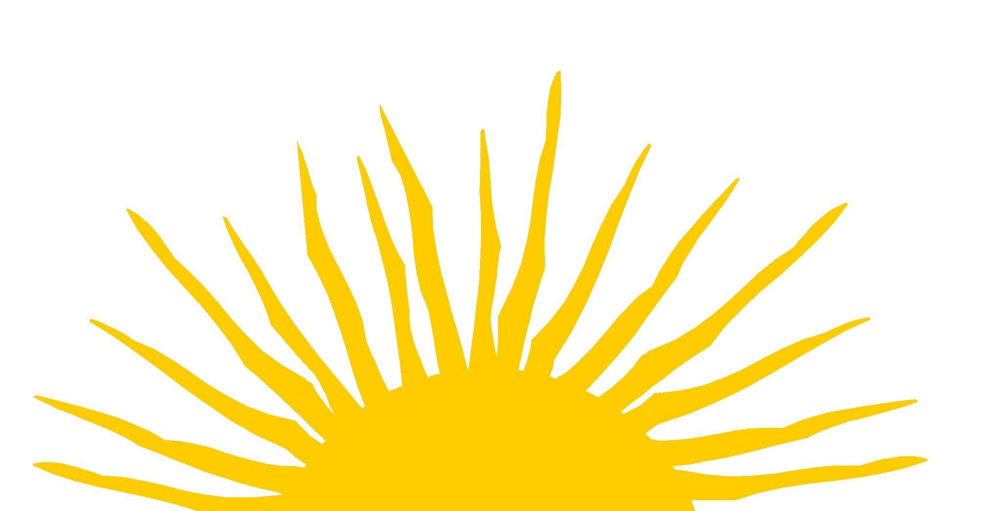 Half Sun Logo - Half Sun With Rays PNG Transparent Half Sun With Rays.PNG Image