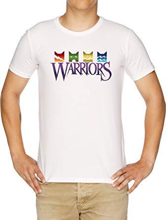 Warrior Cats Logo - Warrior Cats Logo Men's T-Shirt White: Amazon.co.uk: Clothing