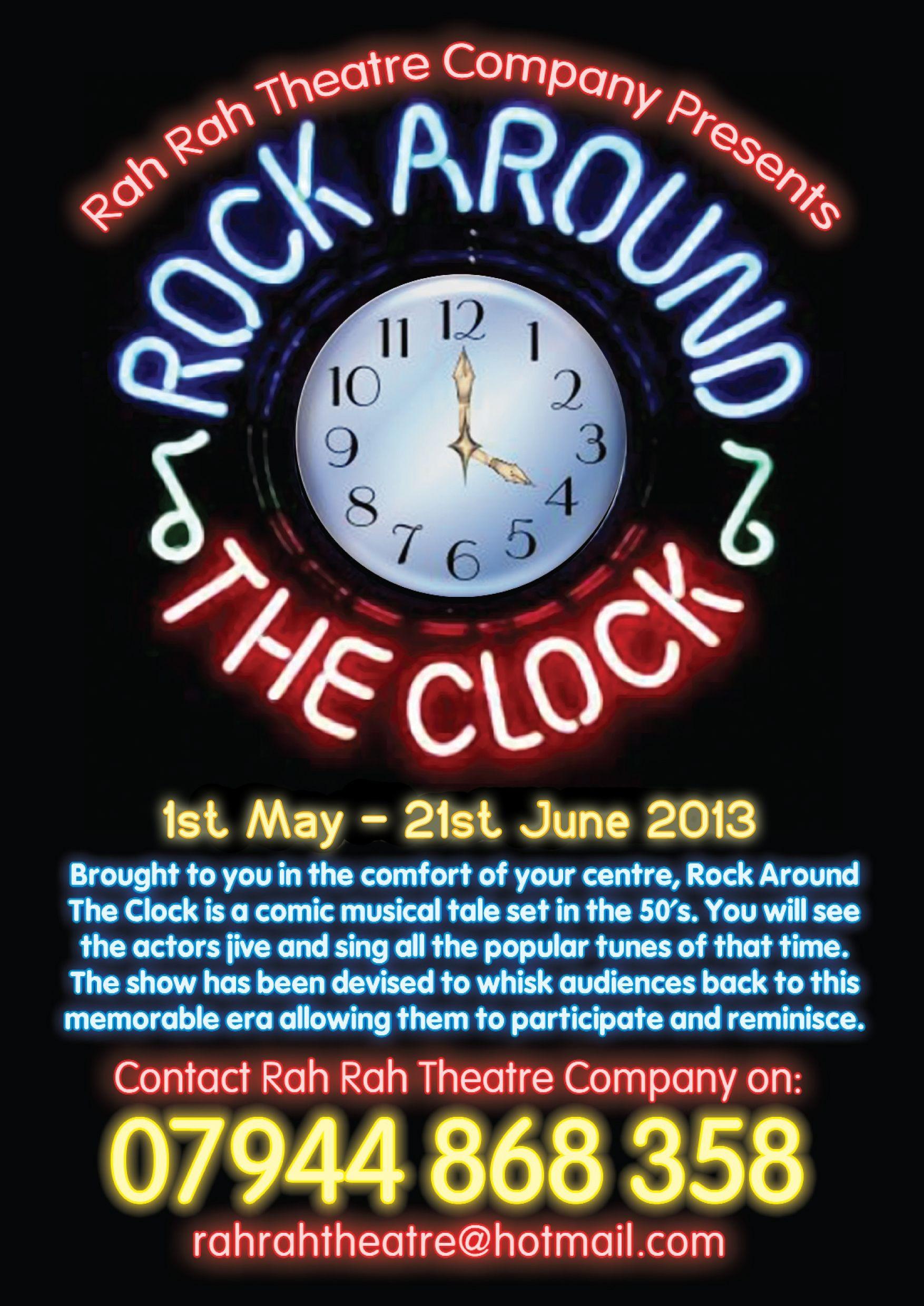 Rock around the Clock Logo - Rock Around the Clock | Theatre companies | London and the Home Counties