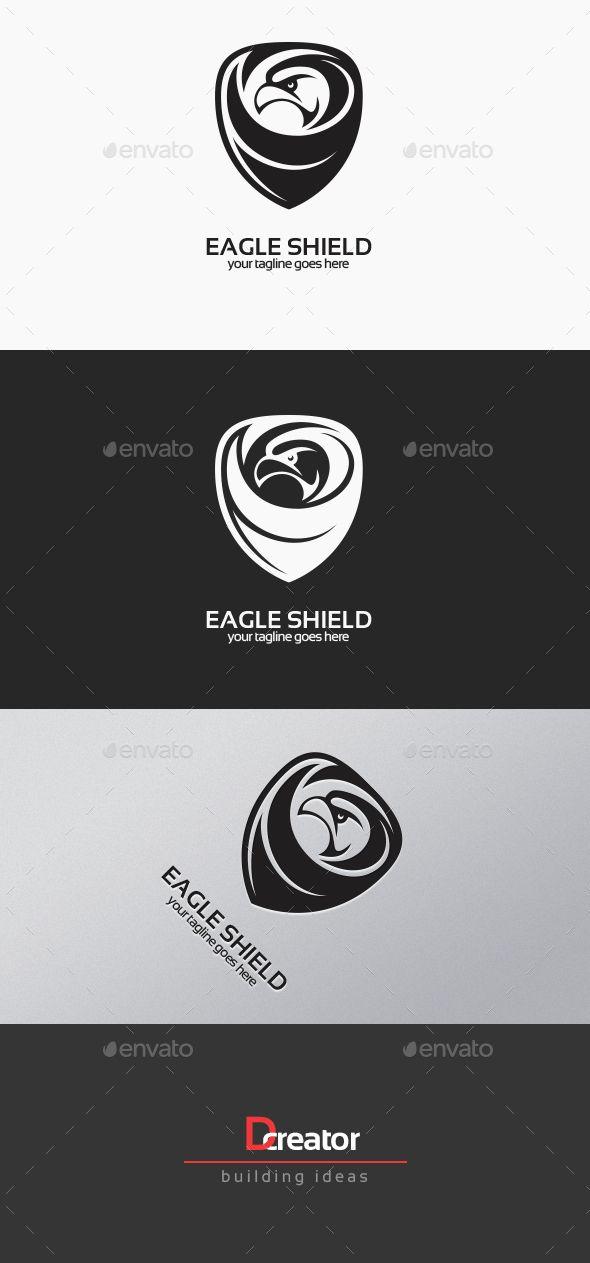 Flying Shield Logo - Eagle Shield Logo,america, animal, bids, bird, business, creative ...