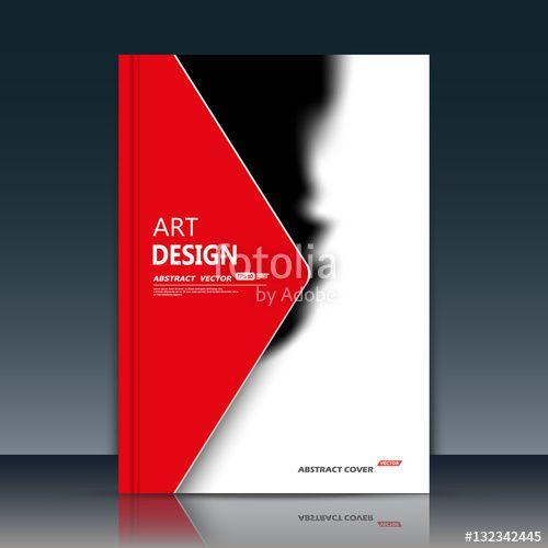 Red Triangle Software Logo - Abstract composition. Black, white color brochure. Grunge flyer