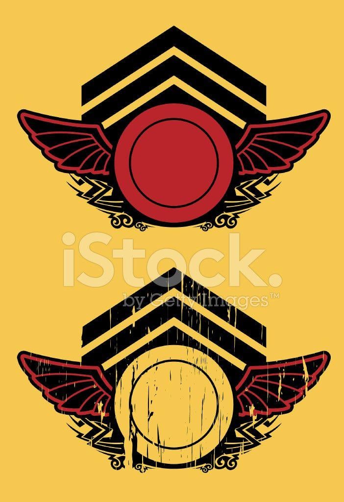 Flying Shield Logo - Vintage Flying Shield Stock Vector - FreeImages.com