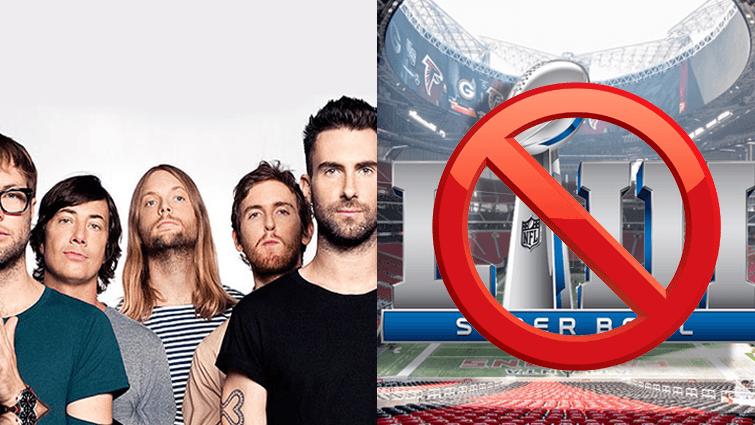 Red Maroon 5 Logo - Petition · Maroon 5: Drop Out of the Super Bowl Halftime Show